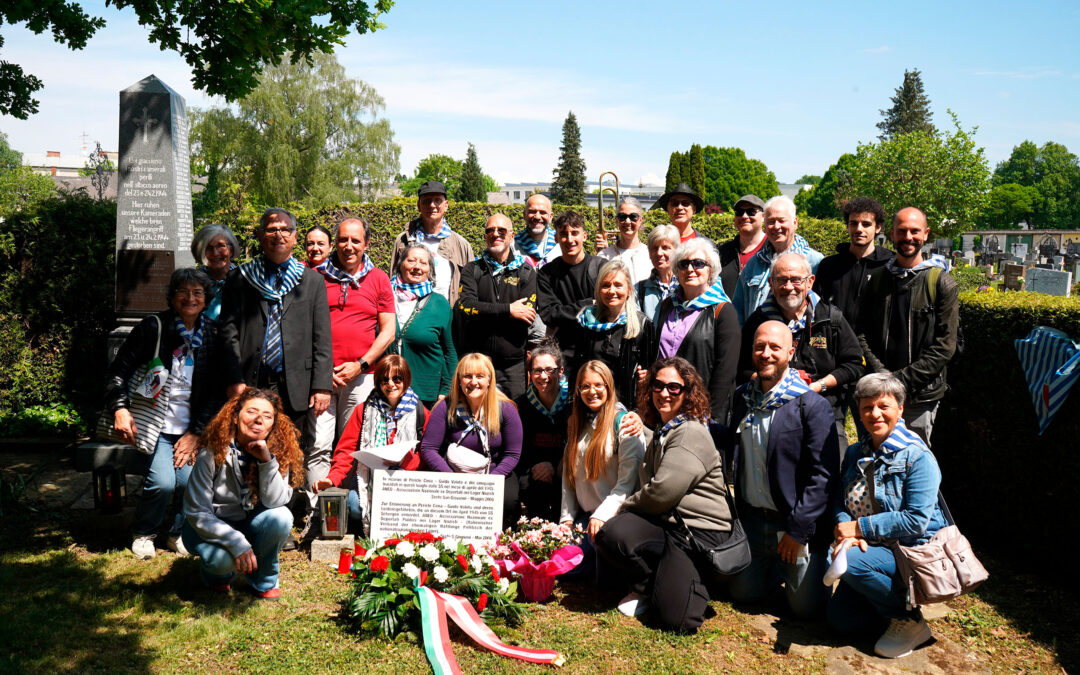 Bewegendes Gedenken der Italiener am Friedhof in Steyr