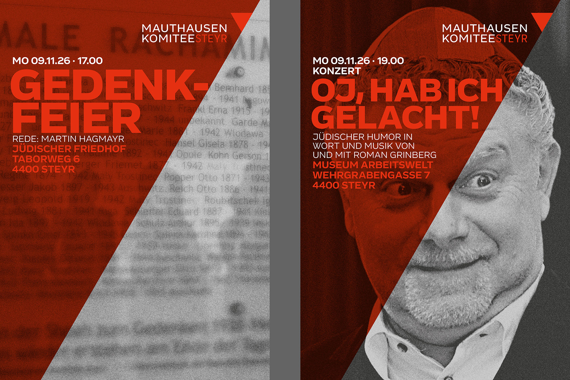 Gedenkfeier und Konzert